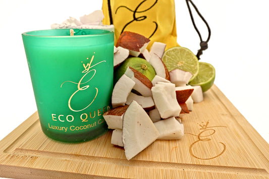 Coconut & Lime Coconut Wax Candle | Luxury, Plastic-Free, Hand-Poured in Leeds