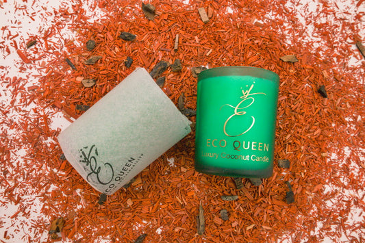 Black OUD and Sandalwood Coconut Wax Candle | Luxury, Plastic-Free, Leeds